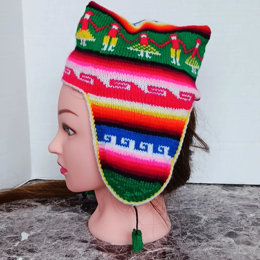 Peruvian Chulla Winter hat - Picture 2 of 9